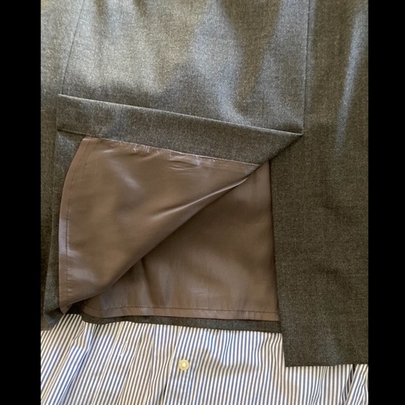 Brooks Brothers Gray Wool Vintage Pencil Skirt - Picture 4 of 4